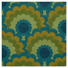 Retro 60s 70s Mod fabric Schallap patroon Stof