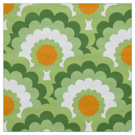 Retro 60s 70s Mod fabric Schallap patroon Stof