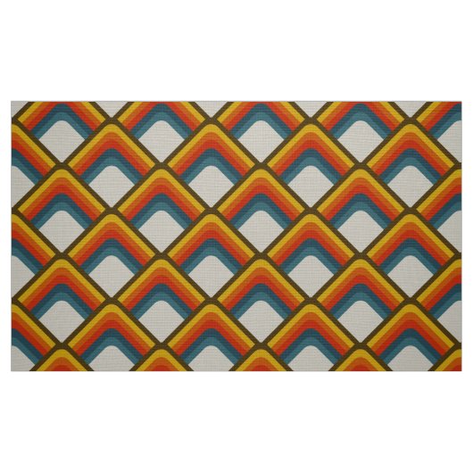 retro 60s 70s mod fabric stof (Fat Quarter)