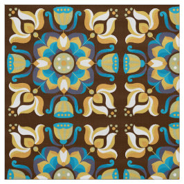 Retro 60s 70s patroon florale styled stof