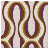Retro 60s 70s patroon gestileerde stof (Close Up)