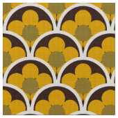 Retro 60s 70s patroon gestileerde stof (Close Up)
