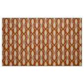 Retro 60s 70s patroon gestileerde stof (Fat Quarter)