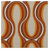Retro 60s 70s patroon gestileerde stof (Close Up)