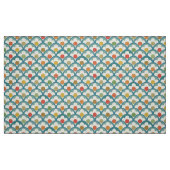 Retro 60s 70s patroon gestileerde stof (Fat Quarter)