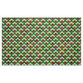 Retro 60s 70s patroon gestileerde stof (Fat Quarter)