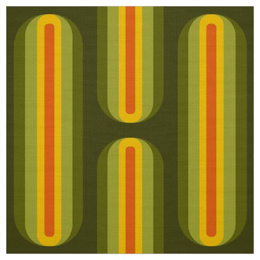 Retro 60s 70s patroon gestileerde stof (Swatch)
