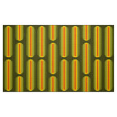 Retro 60s 70s patroon gestileerde stof (Fat Quarter)