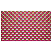 Retro 60s 70s patroon gestileerde stof (Fat Quarter)