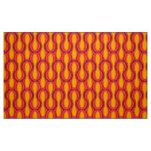 Retro 60s 70s patroon gestileerde stof (Fat Quarter)