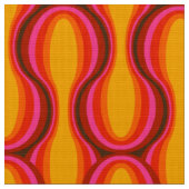 Retro 60s 70s patroon gestileerde stof (Close Up)