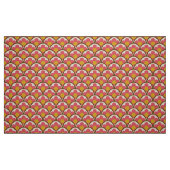 Retro 60s 70s patroon gestileerde stof (Fat Quarter)