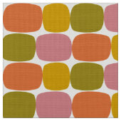 retro 60s 70s patroonstof stof (Close Up)