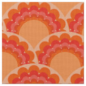 Retro 60s 70s stijlstof stof (Close Up)