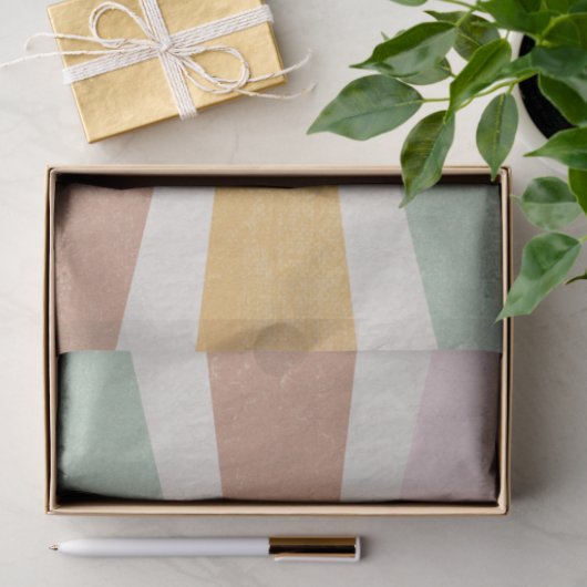 Retro 60s 70s Sunburst Pink Name Room Decoupage Tissuepapier (Geschenk)