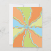 Retro 60's 70's verpleegkundig Afstuderen Kaart (Achterkant)