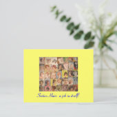 Retro 60s Hair Note Card Briefkaart (Staand voorkant)