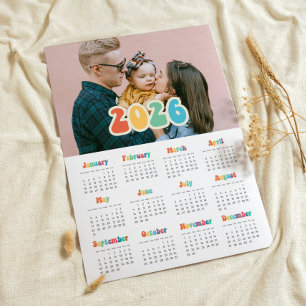 Retro 60s Hippie 2025 fotokalender Poster