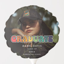 Retro 60s Hippie Fun Photo afstuderen