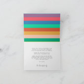 Retro 60s Hippie Fun Vrolijk Kerstfeest Familie Fo Feestdagen Kaart (Binnen)