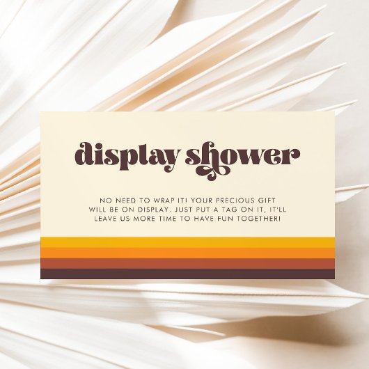 Retro 60s  Mid Century Display Kaart