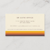 Retro 60s  Mid Century Health Professional Afsprakenkaartje (Achterkant)