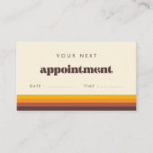 Retro 60s  Mid Century Health Professional Afsprakenkaartje (Voorkant)