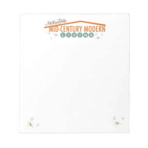 Retro 60s Mid-Century Moderne Blocnote