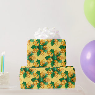 Retro 60s MOD Flower Pin Birthday Floral Deco Cadeaupapier