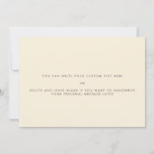 Retro 60s naar mijn bruidegom op onze trouwdag kaa kaart (Achterkant)