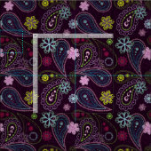 Retro 60's Paisley DIY Mask Stof (Delen)