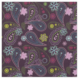 Retro 60's Paisley DIY Mask Stof