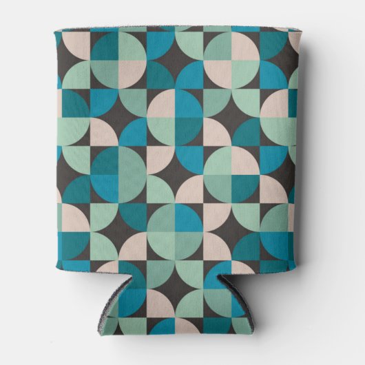 Retro  60's Pattern Blikjeskoeler (Voorkant)