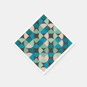 Retro  60's Pattern Servet (Hoek)