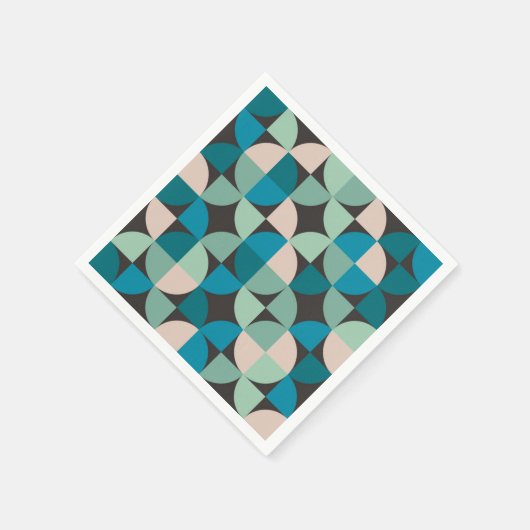 Retro  60's Pattern Servet (Hoek)