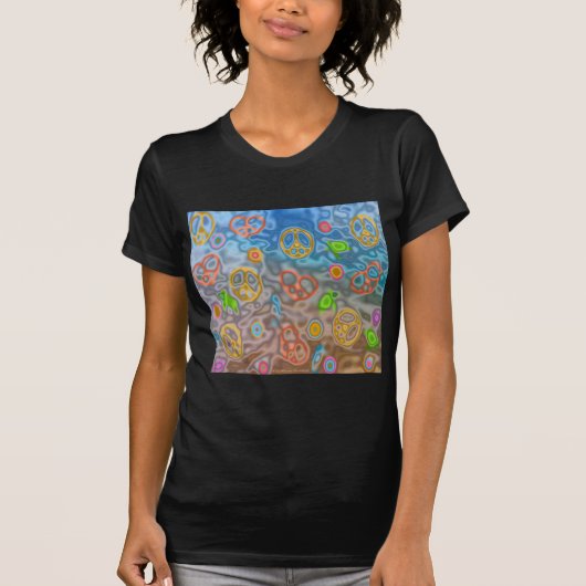 Retro 60s Peaceful Ocean Life Apparel Gifts T-shirt (Voorkant)