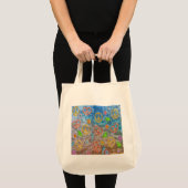 Retro 60s Peaceful Ocean Life Apparel Gifts Tote Bag (Voorkant (product))