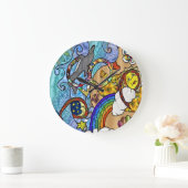 Retro 60s Psychedelic bij de balkklok Grote Klok (Huis)