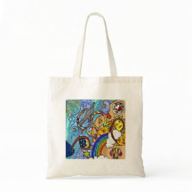 Retro 60s Psychedelic bij de Beach Gifts Apparel