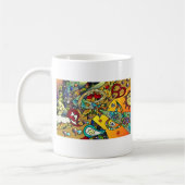 Retro 60s Psychedelic Cycle of Life Gifts Apparel Koffiemok (Links)
