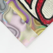 Retro 60s Psychedelic Magic Mushrooms Deken (Hoek)