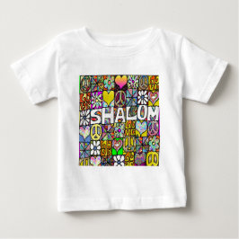 Retro 60s Psychedelic Shalom LOVE
