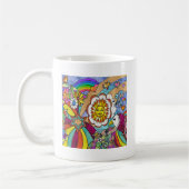 Retro 60s Psychedelic Sunshine Eagle Apparel Gifts Koffiemok (Links)