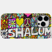 Retro 60s Psychedelisch Shalom LOVE Case-Mate iPho iPhone Case (Achterkant (horizontaal))