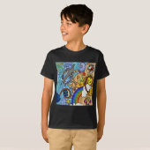 Retro 60s Psychedelische Strandkleding Cadeaus T-shirt (Voorkant volledig)