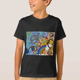 Retro 60s Psychedelische Strandkleding Cadeaus T-shirt