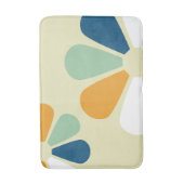 Retro 60s Style Flowers Badmat (Voorkant Verticaal)