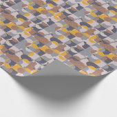 Retro 60s Tiles: Colorful Geometric Pattern Cadeaupapier (Hoek)
