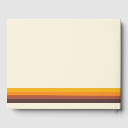 Retro 60s vintage cowedding gastenboek (Achterkant)