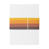 Retro 60s vintage cowedding uitnodigingen wikkel (Achterkant Voorbeeld)